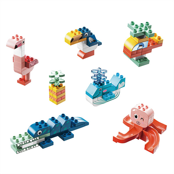 Animal DIY building block 113 pcs