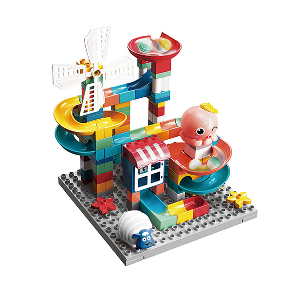 Octopus slide grounder 155 pcs building block