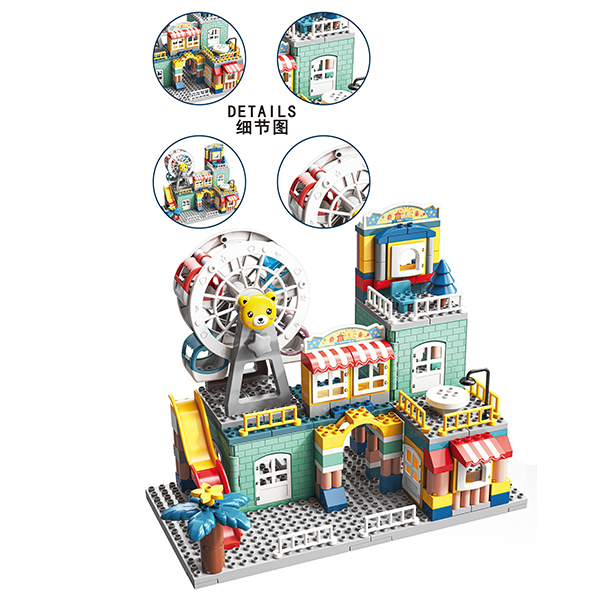 Ferris wheel entertaining manor 213 pcs building block