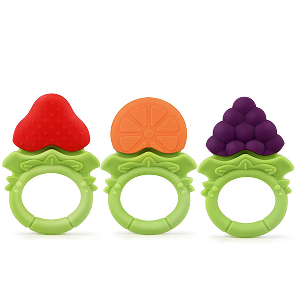 Various shapes of baby teethers