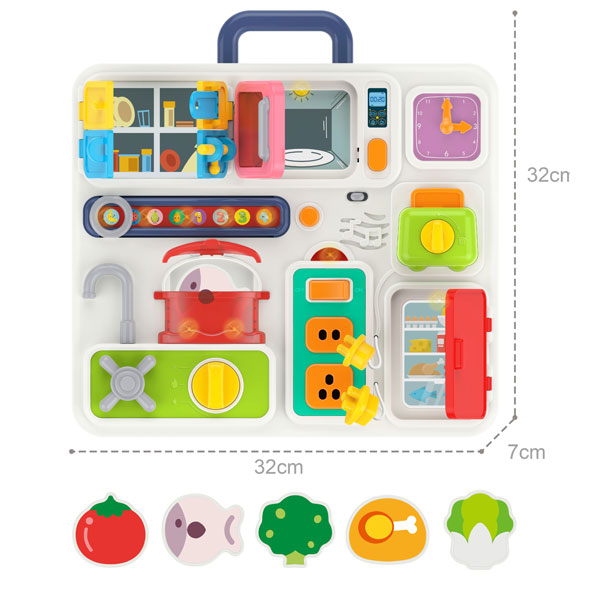 baby multi creative enlightenment kitchen busy board toy early education thinking training gift for kids