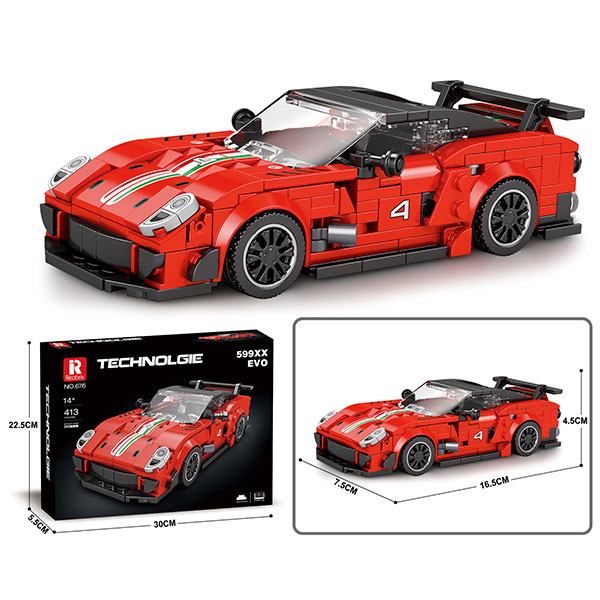 NEW High-tech Daytona SP3 42143 Supercar Model Race Car Model Building Block City Vehicle Brick Toys For Children