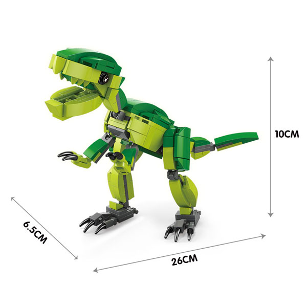 3 in 1 tyrannosaturus rex building blocks