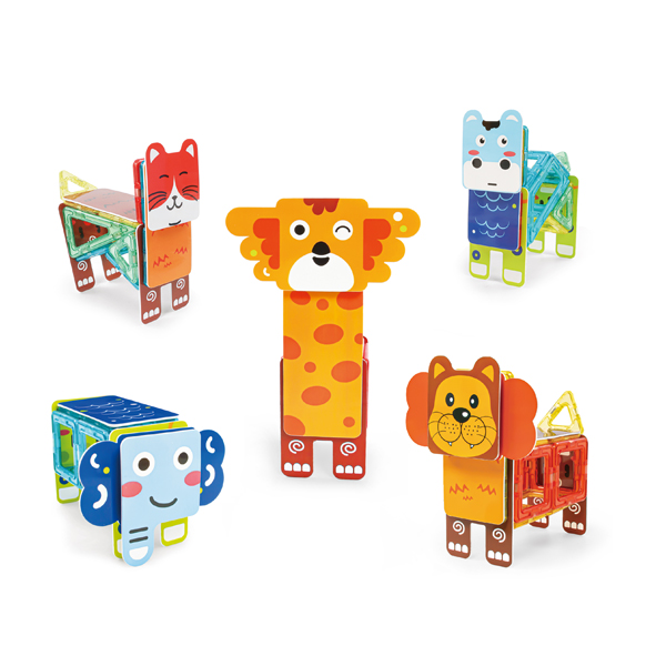 Creative 3D Animal Magnetic Blocks DIY Magnet Toys