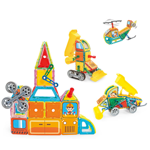 Magical Creative Diy Magnet Building Blocks Set