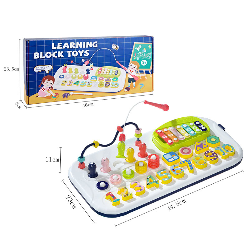 multi functional xylophone and block sets plastic children toys educational learning