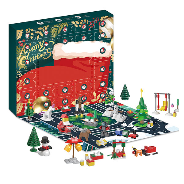 24days Countdown Christmas Building Blocks Blind Box