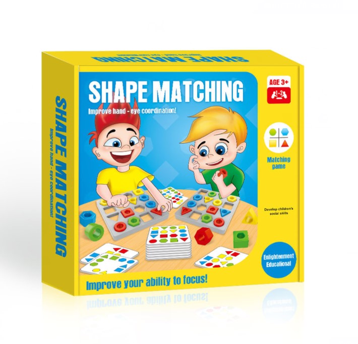 Cognitive Shape Matching Learning Games Educational Toys Of Enlightenment