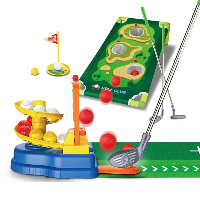 kids play golf toy multifunction sports training set home golf mini game