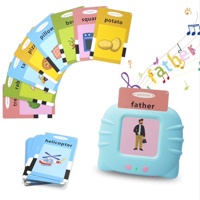 Educational card reading toy