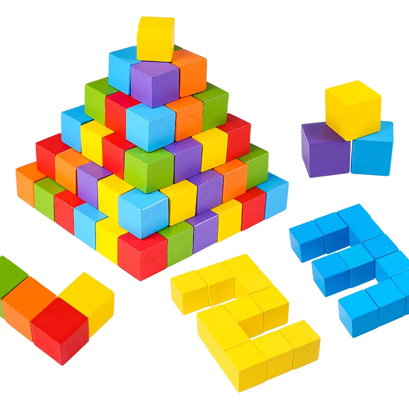 Educational 3D Construction Blocks DIY Magnetic Cubes